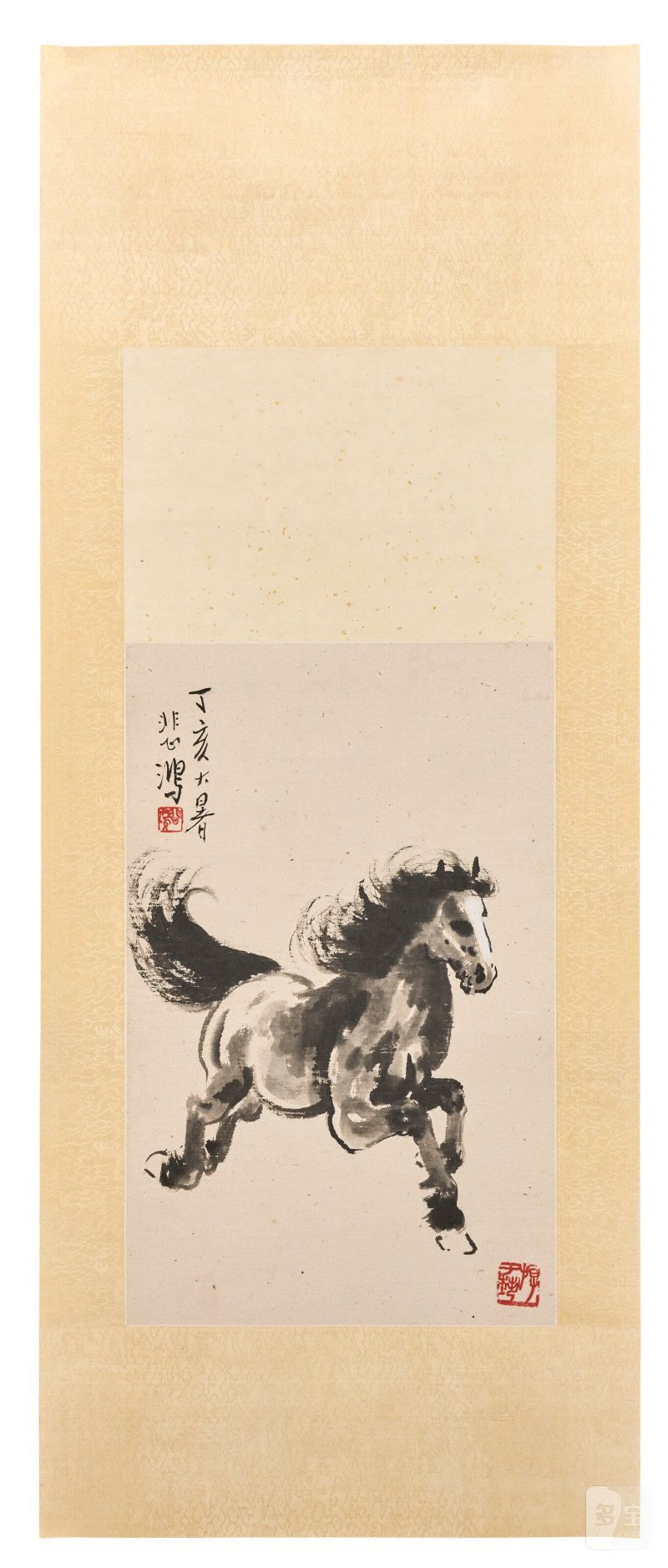 XU BEIHONG (1895-1953)  Cheval galopant - 图2